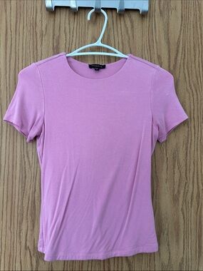 Dynamite Dusty Pink Short Sleeve Crewneck Tee